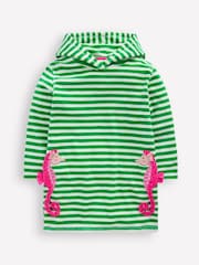 Boden Green Mara Towelling Throw-On Robe - Image 2 of 4
