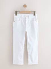 White Loose Fit Stretch Jeans (3-17yrs) - Image 1 of 4