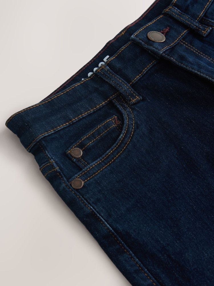 Blue Dark Loose Fit Stretch Jeans (3-17yrs) - Image 4 of 4 Blue Dark Loose Fit Stretch Jeans (3-17yrs) - Image 4 of 4