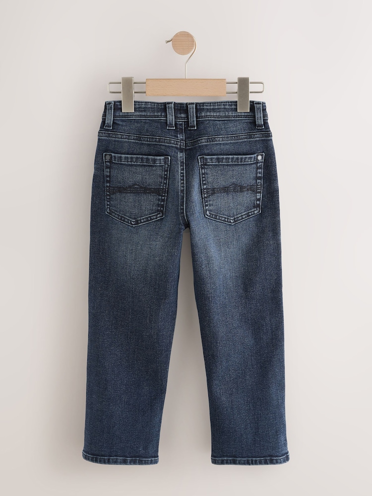 Blue ink Loose Fit Stretch Jeans (3-17yrs) - Image 1 of 4 Blue ink Loose Fit Stretch Jeans (3-17yrs) - Image 1 of 4