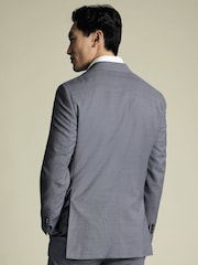Charles Tyrwhitt Blue Slim Fit Italian Puppytooth Jacket - Image 2 of 6