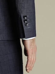 Charles Tyrwhitt Blue Classic Fit 100% Linen Jacket - Image 2 of 6