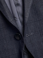 Charles Tyrwhitt Blue Classic Fit 100% Linen Jacket - Image 6 of 6