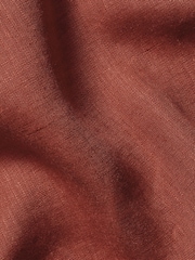 Charles Tyrwhitt Brown Slim Fit Slim Fit Plain Pure 100% Linen Shirt - Image 6 of 6