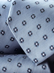 Charles Tyrwhitt Blue Stain Resistant Medallion Tie - Image 1 of 2