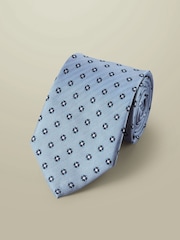 Charles Tyrwhitt Blue Stain Resistant Medallion Tie - Image 2 of 2