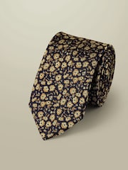 Charles Tyrwhitt French Blue Floral Tie - Image 1 of 2