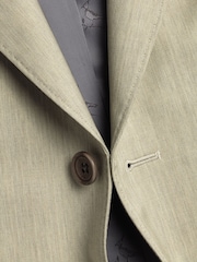 Charles Tyrwhitt Brown Slim Fit Tropical Trousers - Image 6 of 6