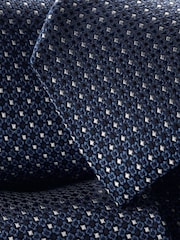 Charles Tyrwhitt Blue Silk Stain Resistant Semi Plain Tie - Image 2 of 2