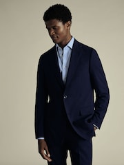 Charles Tyrwhitt Blue Slim Fit New Ultimate Suit Jacket - Image 1 of 6