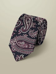 Charles Tyrwhitt Blue Paisley Tie - Image 1 of 2