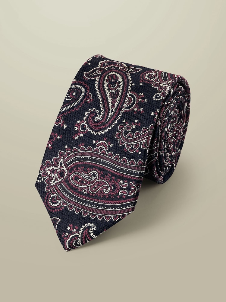 Charles Tyrwhitt Blue Paisley Tie - Image 1 of 2