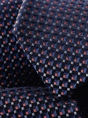 Charles Tyrwhitt Blue Silk Stain Resistant Semi Plain 1 Tie - Image 2 of 2