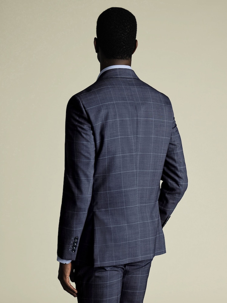 Charles Tyrwhitt Slim Fit New Ultimate Suit Check Jacket - Imagen 2 de 6