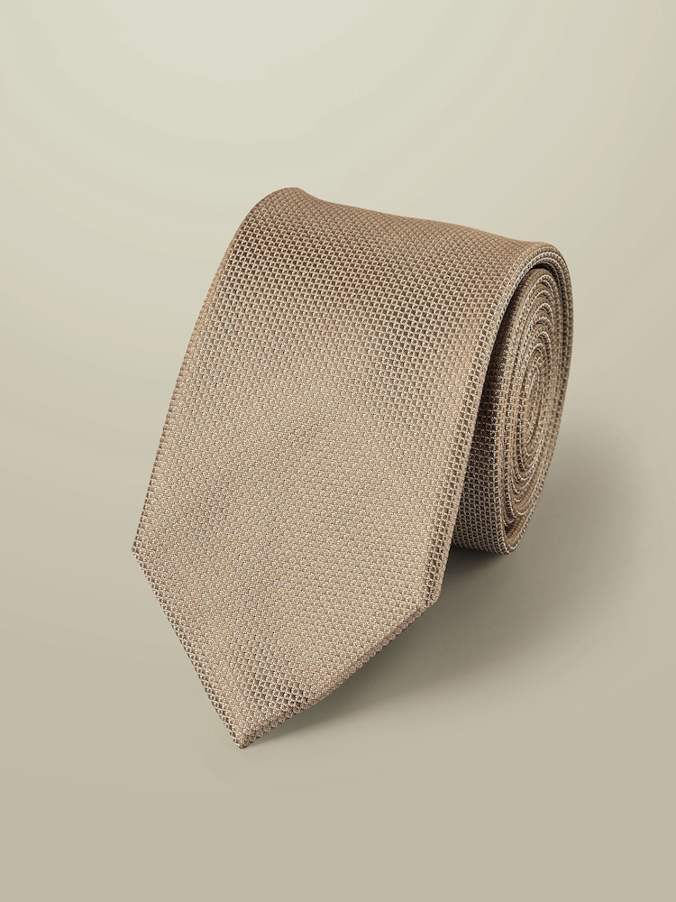Charles Tyrwhitt Pink Stain Resistant Medallion Tie - Image 1 of 2