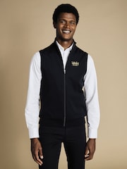Charles Tyrwhitt Blue The Lions Hybrid Gilet - Image 1 of 6