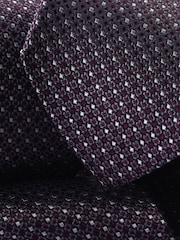 Charles Tyrwhitt Blue Silk Stain Resistant Semi Plain Tie - Image 2 of 2