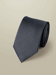 Charles Tyrwhitt Airforce Blue Silk Stain Resistant Tie - Image 1 of 2