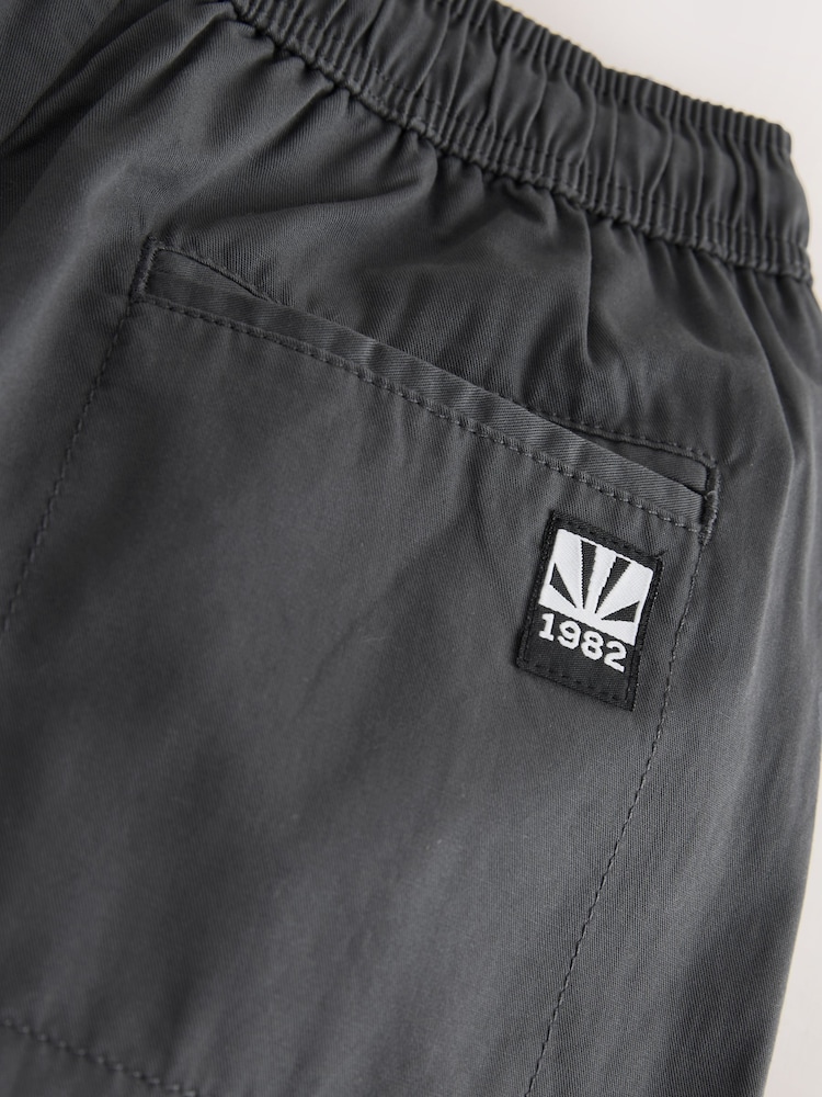 Charcoal Grey Pull On Woven Trousers (3-16yrs) - Image 7 of 7