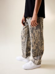 دنيم بني - جينز كلاسيكي (3-16سنةً) - صورة 1 من 8