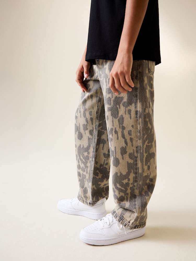 دنيم بني - جينز كلاسيكي (3-16سنةً) - صورة 1 من 8