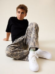 دنيم بني - جينز كلاسيكي (3-16سنةً) - صورة 3 من 8