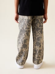 دنيم بني - جينز كلاسيكي (3-16سنةً) - صورة 4 من 8