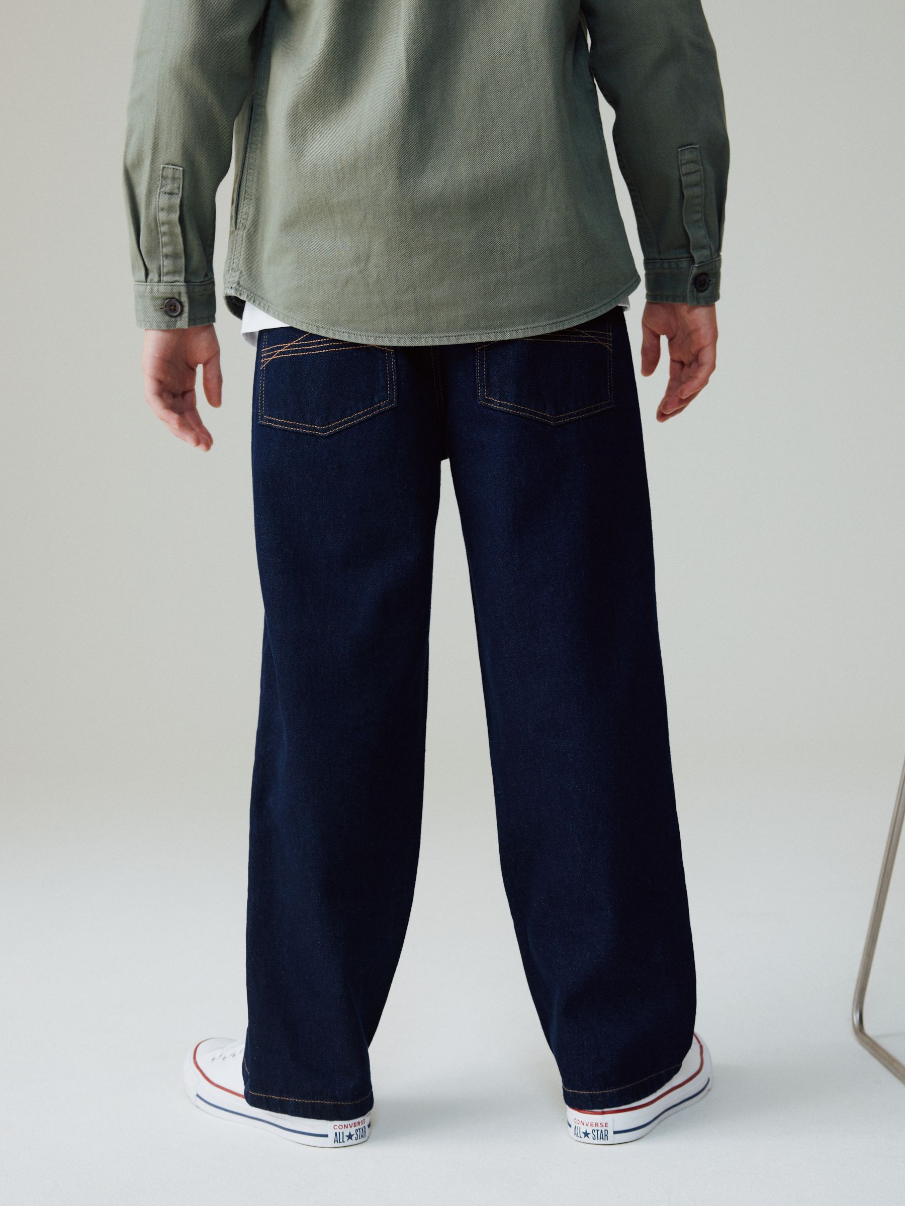Buy Denim Rinse Wide Fit Authentic Jeans (3-16yrs) from Next USA