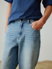 Blue Tint Baggy Tapered Authentic Jeans (3-16yrs) - Image 2 of 7