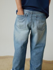 Blue Tint Baggy Tapered Authentic Jeans (3-16yrs) - Image 4 of 7