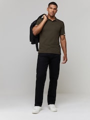 BOSS Green Regular Fit Parlay Cuff Detail Logo Polo Shirt - Image 2 of 5