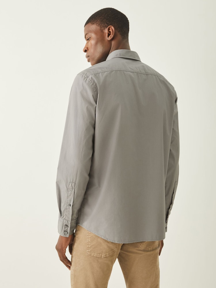 BOSS Grey Regular-Fit Relegant Shirt - Image 2 of 5 BOSS Grey Regular-Fit Relegant Shirt - Image 2 of 5