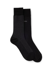 Schwarz - BOSS 2P Houndstooth MC Socks - Bild 1 von 1
