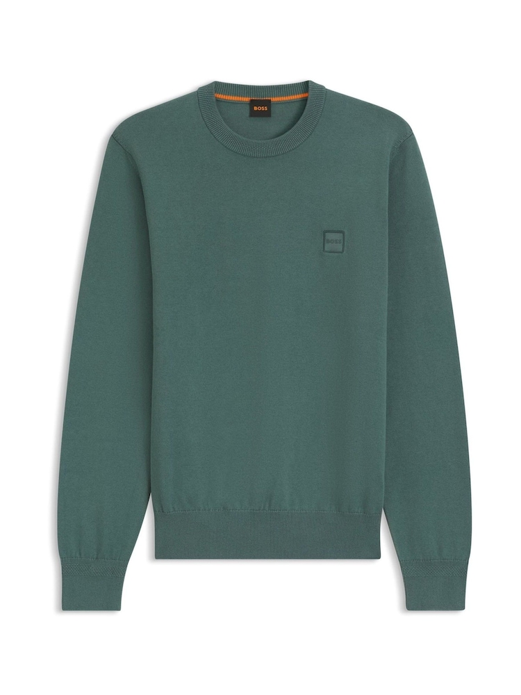 BOSS Green Regular Fit Kanovano Crew Neck Logo Jumper - Image 1 of 1