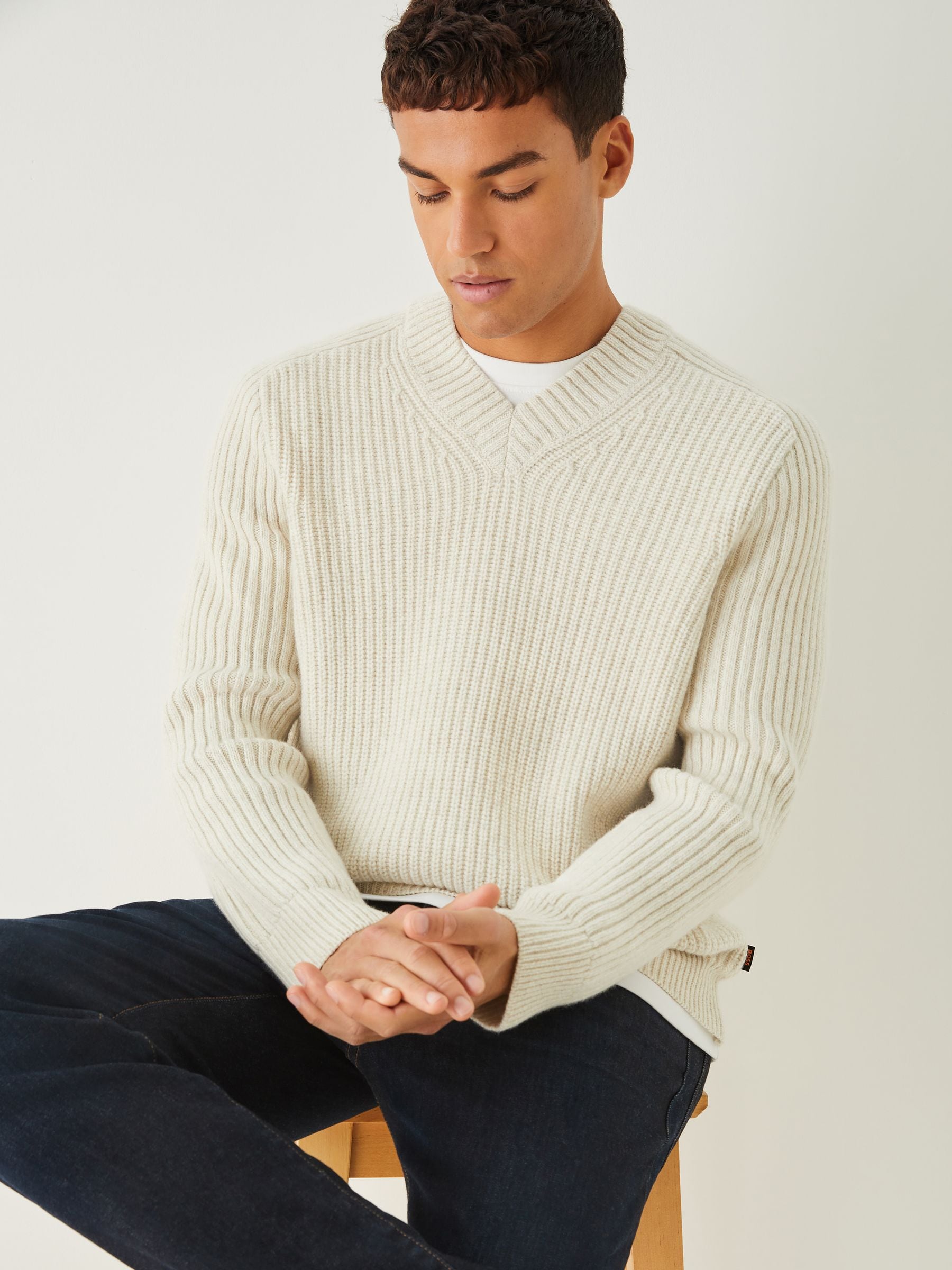 [最終値下]Russeluno B.B. V-NECK PULLOVER Buy BOSS Natural Karinet V-Neck Regular Fit Jumper from Next Norway