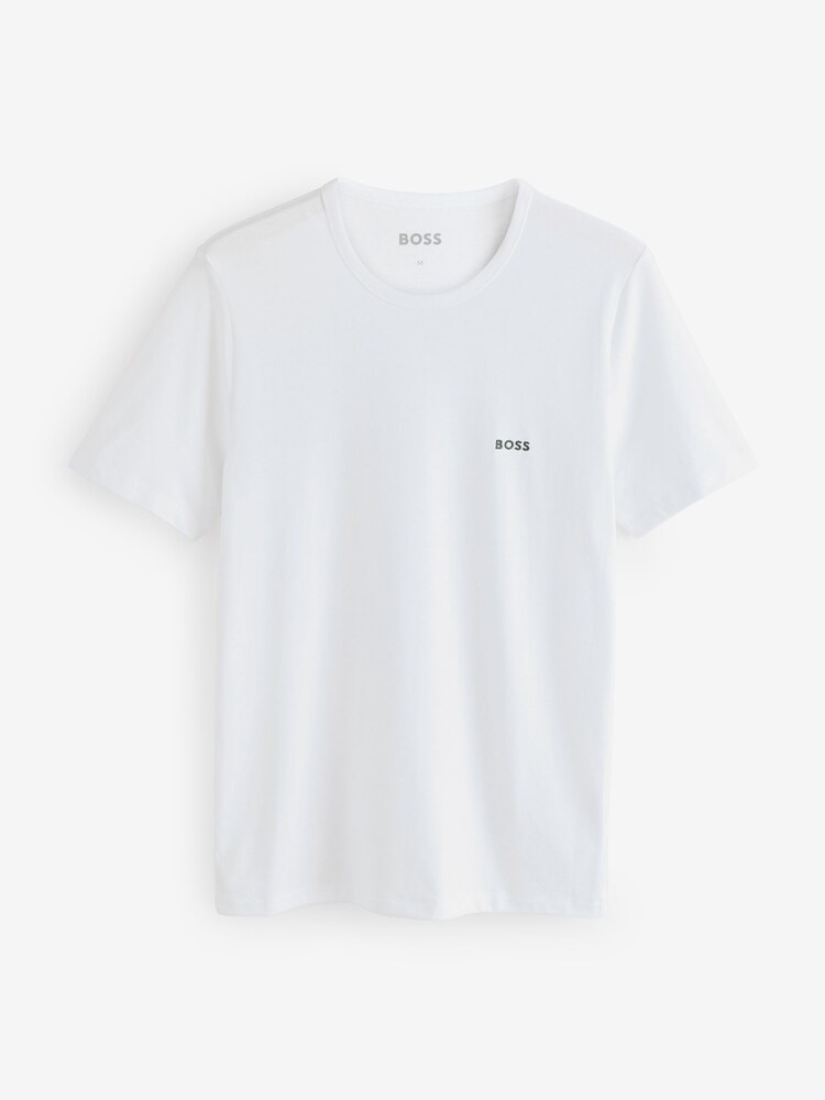 BOSS Natural Classic T-Shirts 3 Pack - Image 2 of 4
