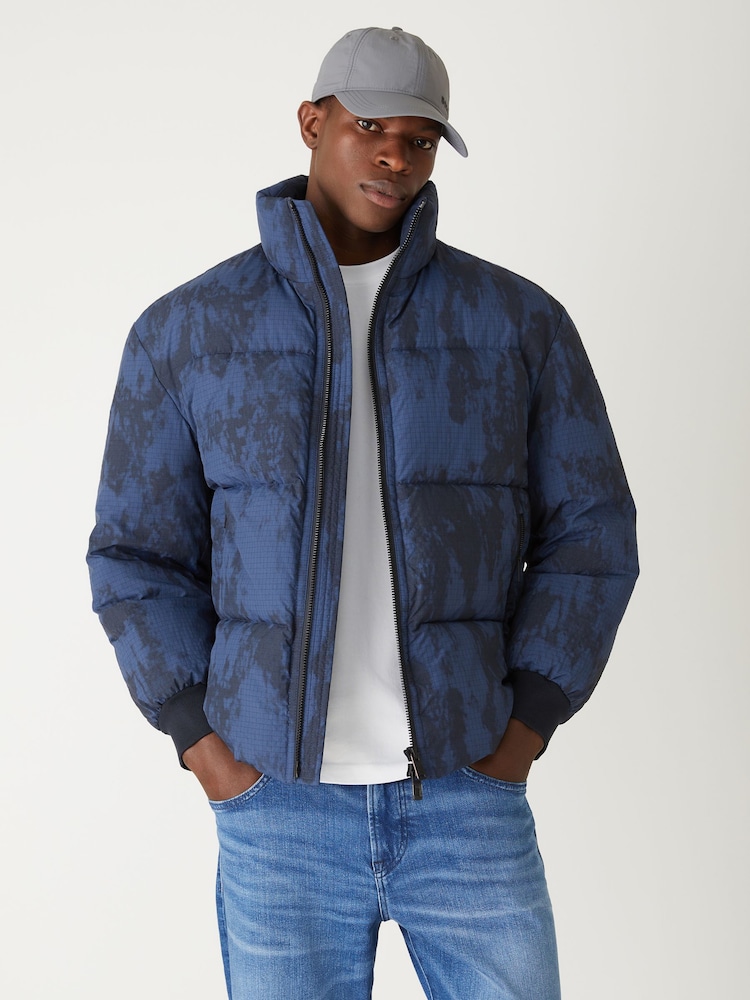 BOSS Blue Oshin Padded Jacket - Image 1 of 5 BOSS Blue Oshin Padded Jacket - Image 1 of 5