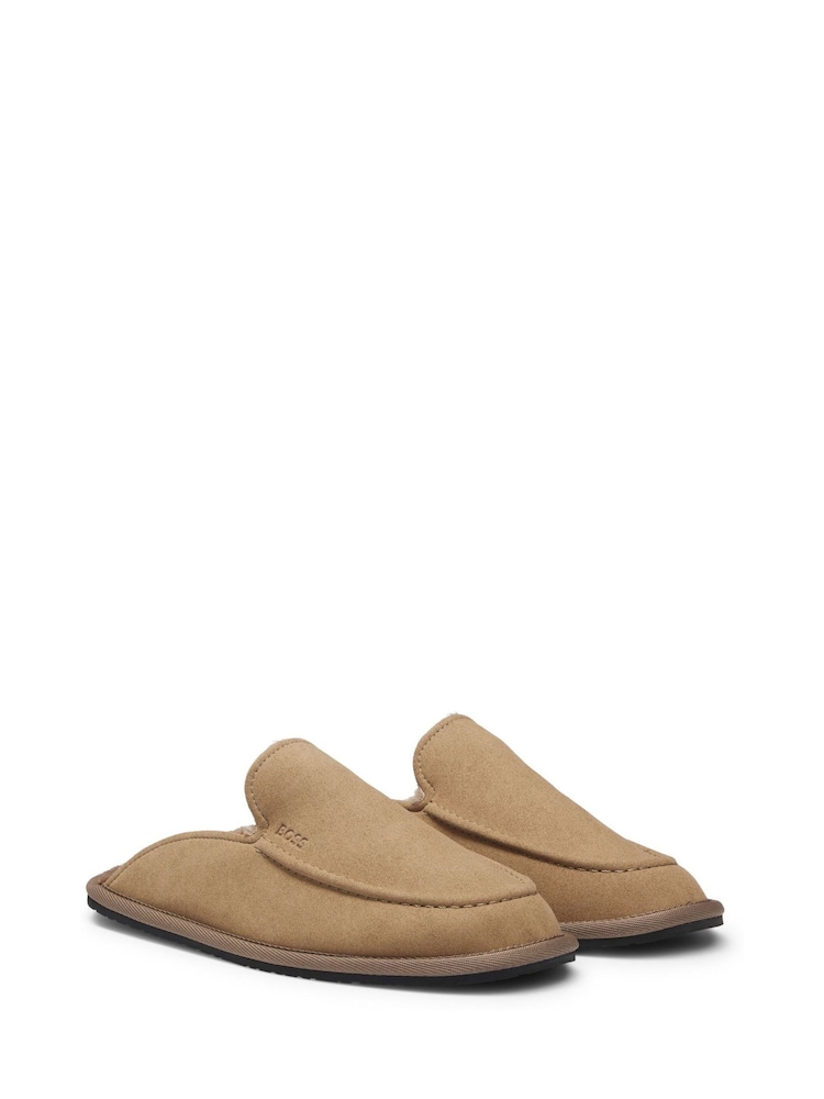 BOSS Natural Lined Mules - Image 1 of 2