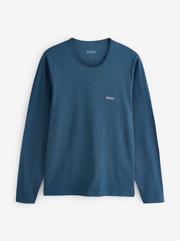 BOSS Black Classic Long Sleeve T-Shirts 3 Pack - Image 2 of 4 BOSS Black Classic Long Sleeve T-Shirts 3 Pack - Image 2 of 4