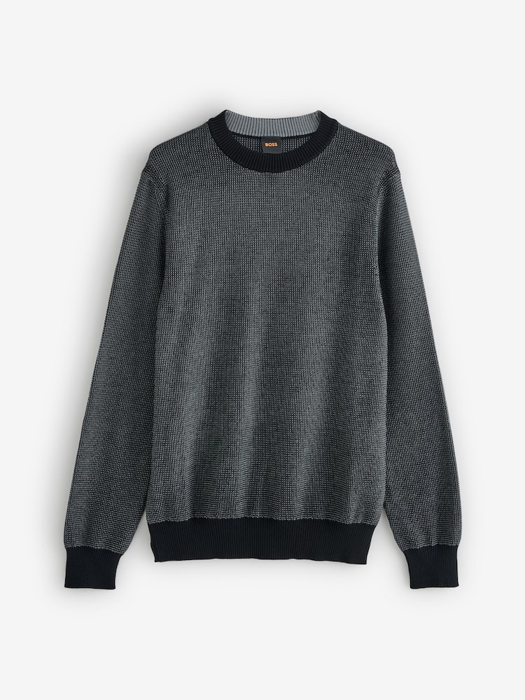 BOSS Black Regular Fit Klapok Jumper - Image 6 of 6 BOSS Black Regular Fit Klapok Jumper - Image 6 of 6