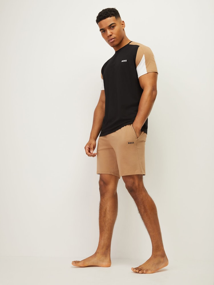 BOSS Black Balance Colour Block T-Shirt - Image 2 of 4 BOSS Black Balance Colour Block T-Shirt - Image 2 of 4