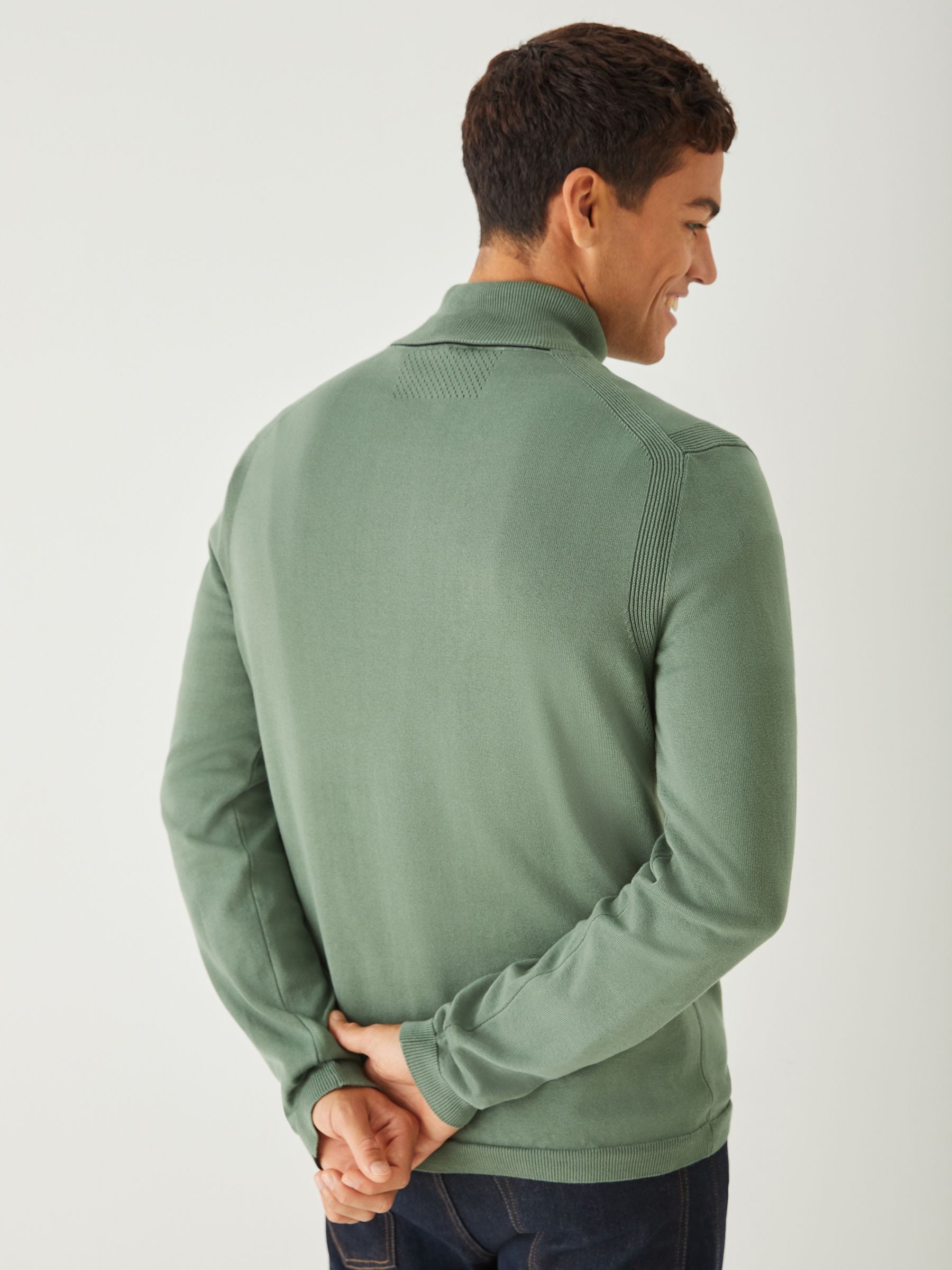 Buy BOSS Green Regular Fit Ever Quarter Zip Jumper from Next USA