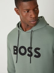 BOSS Green Soody Zone Logo Hoodie - Image 4 of 4