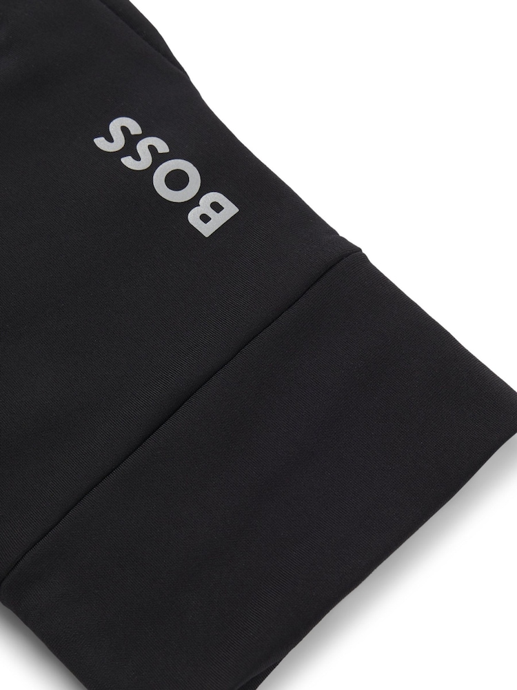 BOSS Black Logo Gloves - Image 2 of 2 BOSS Black Logo Gloves - Image 2 of 2