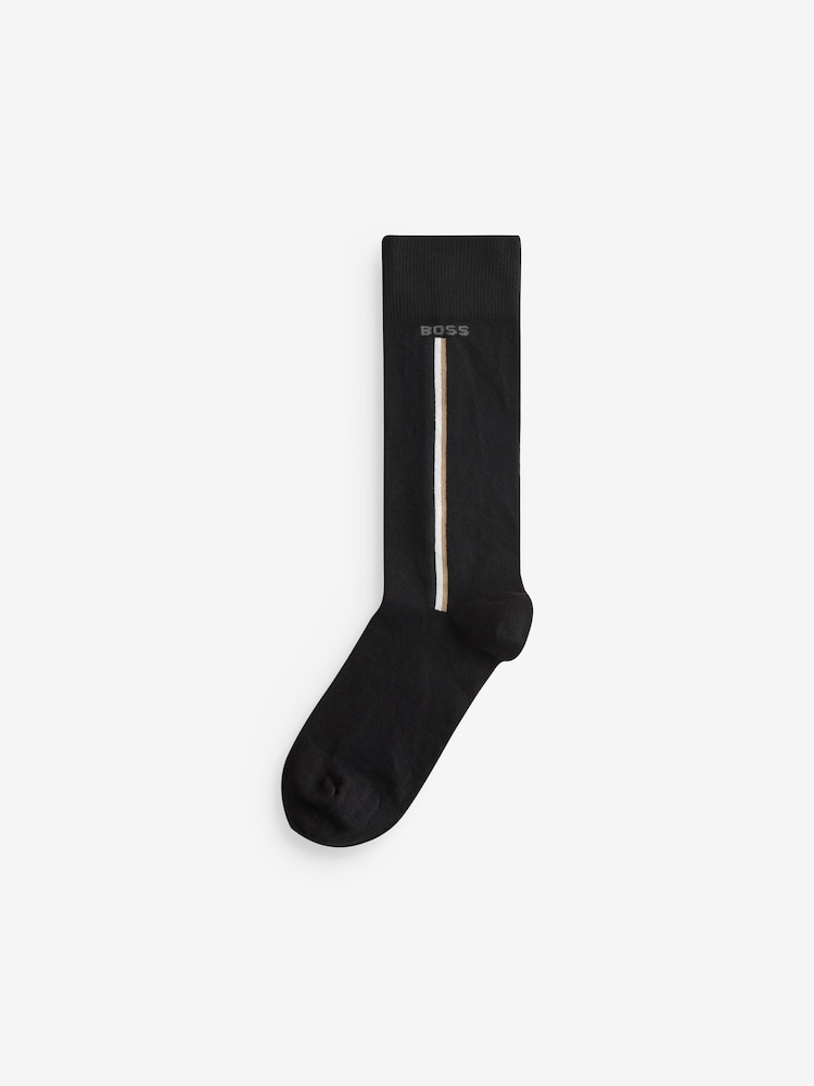 BOSS Black Logo Socks 2 Pack - Image 3 of 3