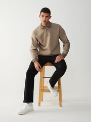 BOSS Green Relaxed Fit Logo Polo Shirt - Image 3 of 4