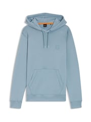 BOSS Blue Dark Regular-Fit Wetalk Logo Hoodie - Image 1 of 1