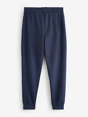 BOSS Navy Blue Waffle Joggers - Image 2 of 2