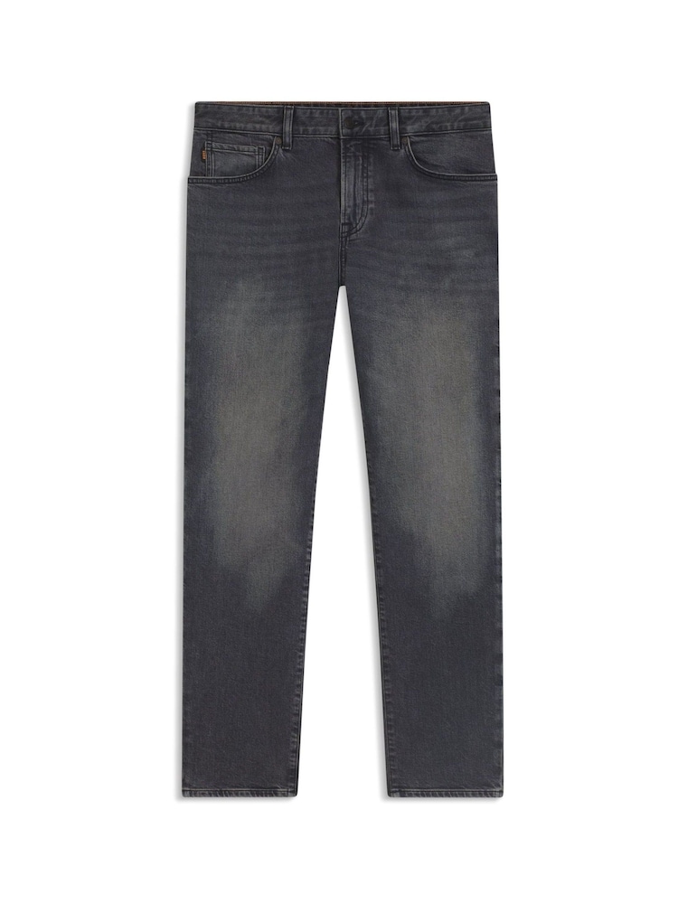 BOSS Grey Regular Fit Re Maine Stretch Denim Jeans - Image 1 of 1 BOSS Grey Regular Fit Re Maine Stretch Denim Jeans - Image 1 of 1