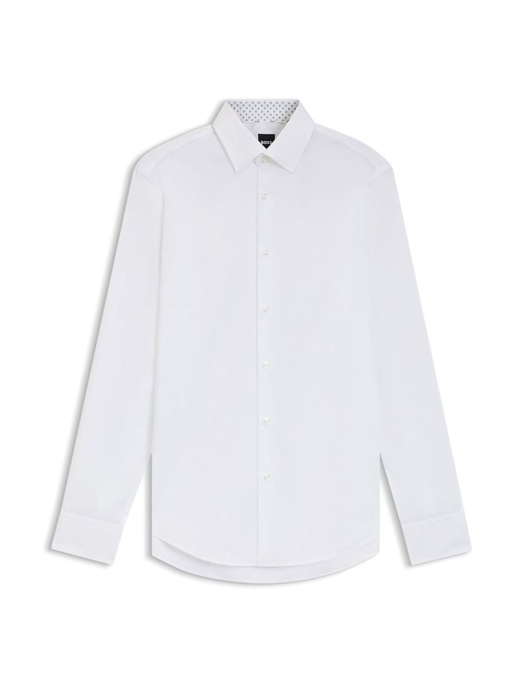BOSS White Regular Fit Joe Shirt - Image 1 of 1
